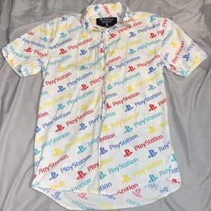PlayStation Button down shirt | Small | Brand New | Worn Twice | 100% Cotton